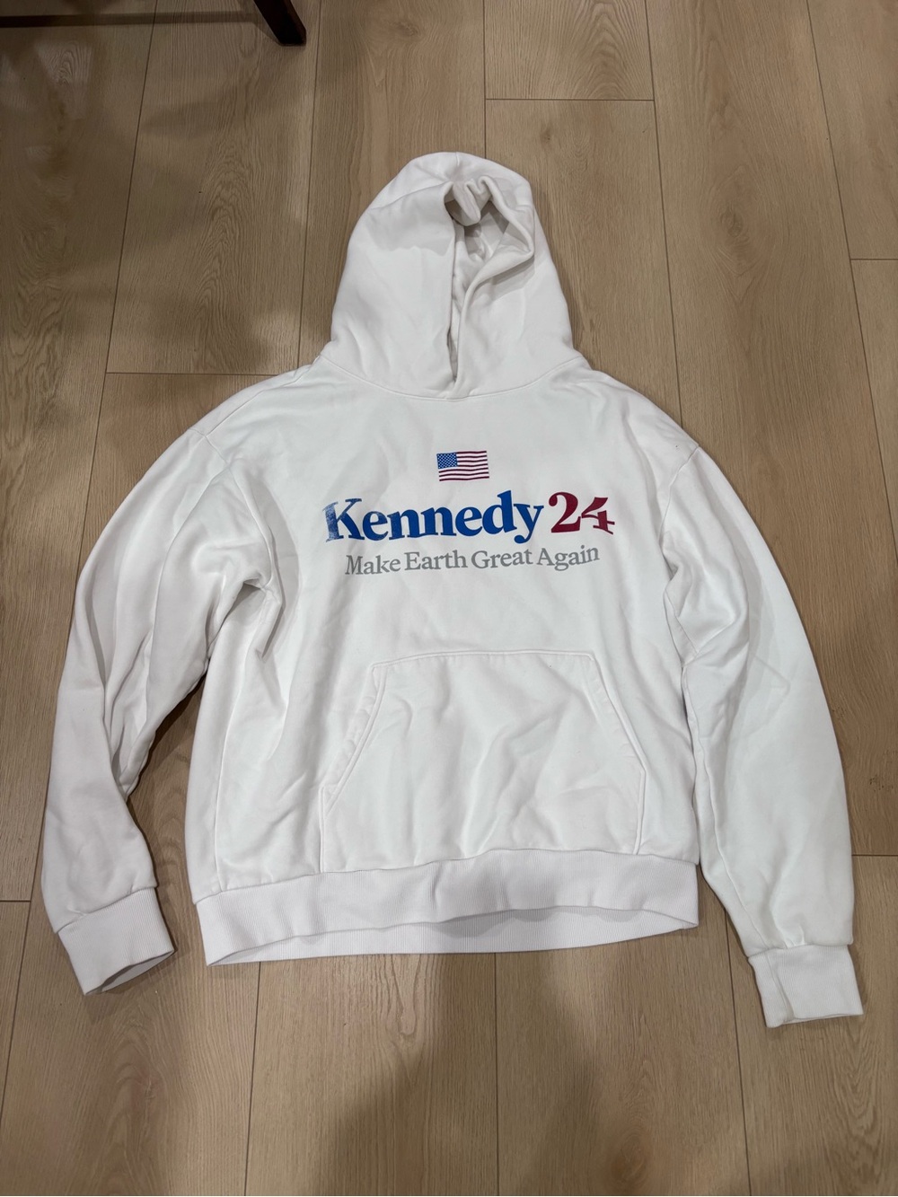 Kennedy 24 White Logo Crewneck Hoodie